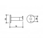 Keuco Plan Haczyk, Aluminium 14911170000
