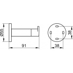 Keuco Plan Haczyk na ręcznik, Chrom 14911010000