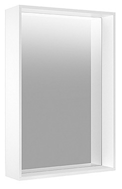 Keuco Plan Lustro kryształowe 800x700 mm, Biały 33095302500