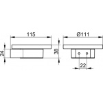 Keuco Plan Kryształowa mydelniczka 14955009000