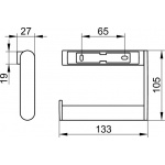 Keuco Plan Uchwyt na papier toaletowy, Chrom 14962010000