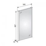 Keuco Royal Reflex 2 Lustro 927x500 mm podświetlane 14296001500