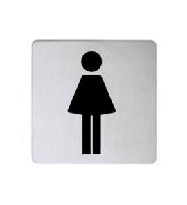 Keuco Universal Tabliczka na drzwi, Symbol - Panie, Aluminium 14966170000