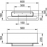 Keuco Universal Wieszak na ręcznik, Aluminium/srebro 11575170011