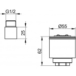 Keuco Zestaw przedłużający 59916000071