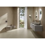 Kludi Resa S Miska bezrantowa 55x36 z deską wolnoopadającą wisząca spłukiwanie wirowe jasny szary mat 27WCSETO2