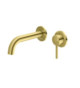 KOHLMAN Axel Bateria umywalkowa podtynkowa złoty szczotkowany QW180AGDB