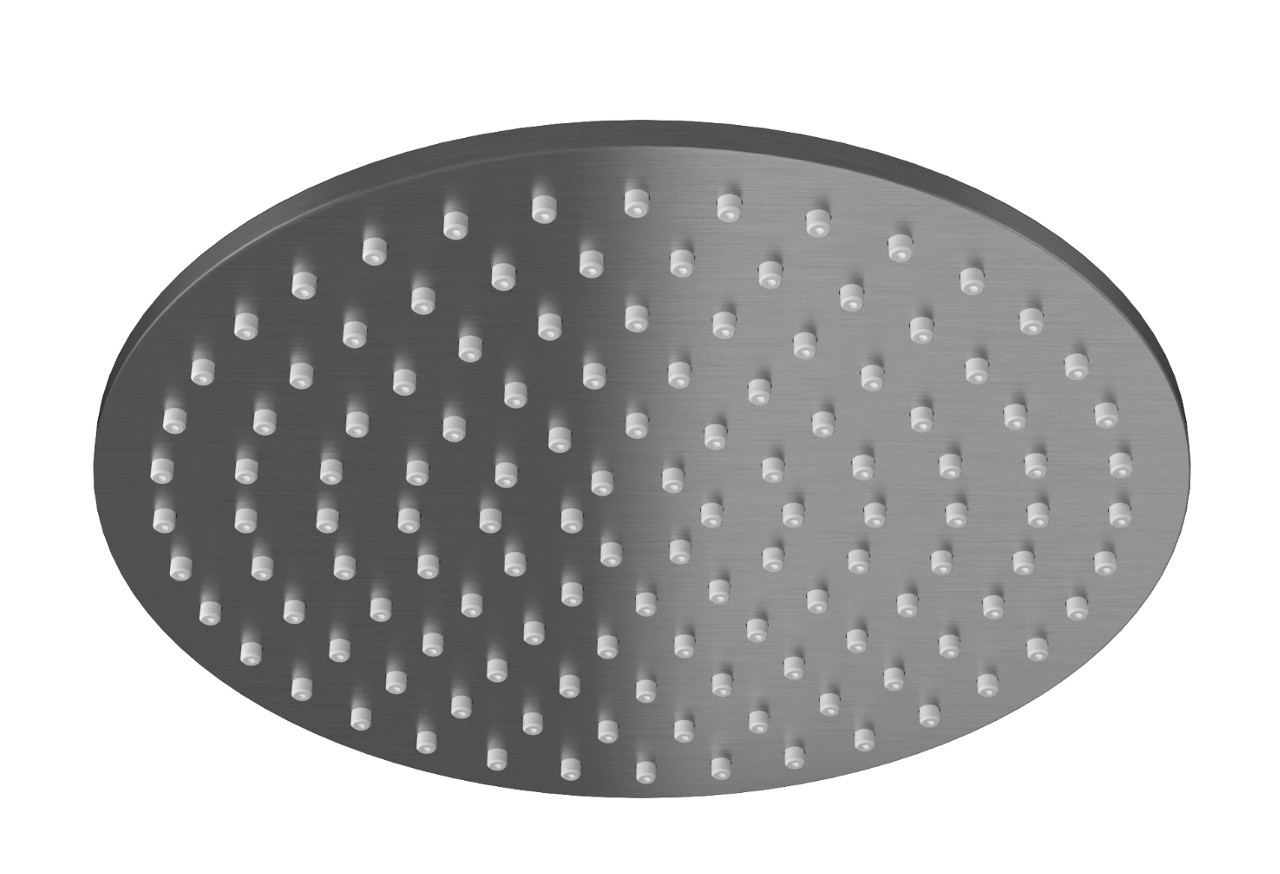 KOHLMAN Deszczownica 25cm szczotkowany grafit R25EG