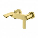 KOHLMAN Experience Brushed Gold Bateria wannowo-natryskowa ścienna Złoty szczotkowany/Gold Brushed QW110EGDB