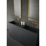 KOHLMAN Experience Brushed Gold Bateria podtynkowa z trzema wyjściami Złoty szczotkowany/Gold Brushed QW211EGDB