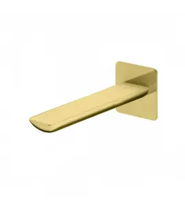 KOHLMAN Experience Brushed Gold Wylewka umywalkowa 20 cm Złoty szczotkowany/Gold Brushed QW230EGDB