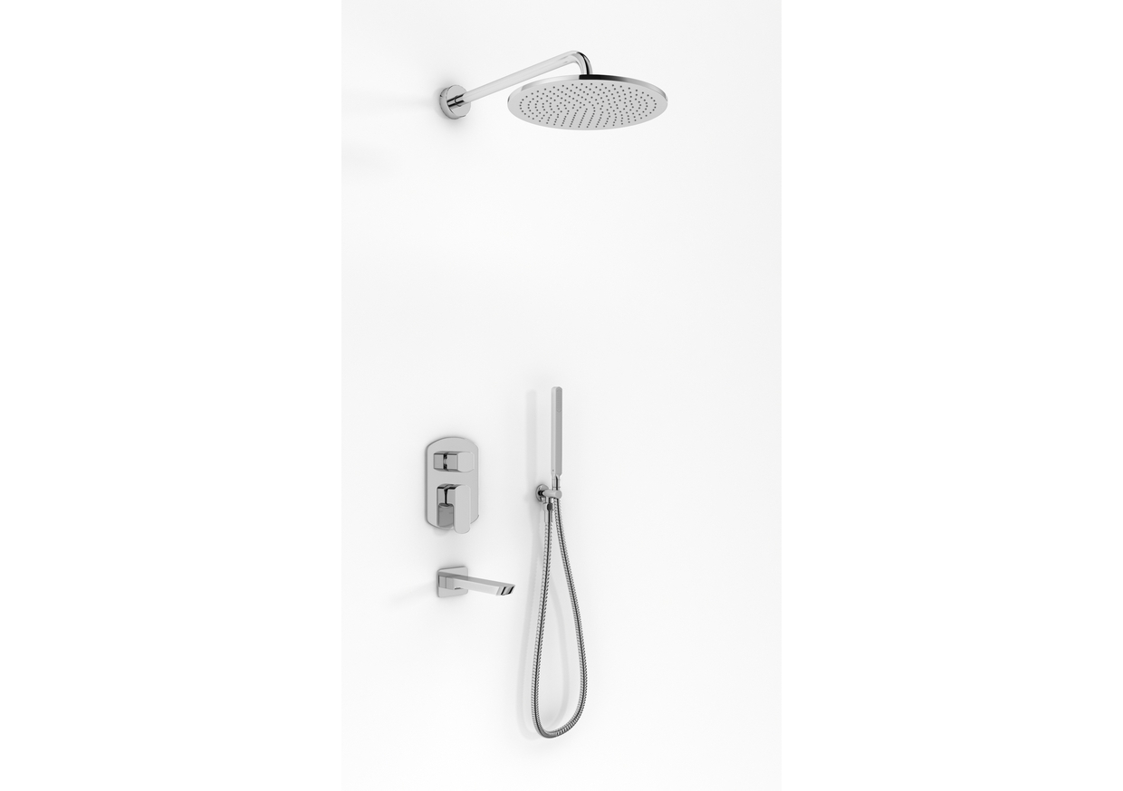 Kohlman Foxal Zestaw wannowo-natryskowy podtynkowy Chrom QW211FR25