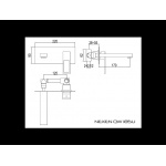 KOHLMAN NEXEN Bateria umywalkowa QW185U