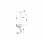 KOHLMAN ROXIN Bateria umywalkowa QB170R