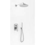 KOHLMAN Wexpo Zestaw prysznicowy z deszczownicą 20 cm i słuchawką chrom QW210WR20