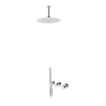 Bruma Avalon Bateria natryskowa podtynkowa z deszczownicą sufitową Ø 250 mm słuchawką prysznicową Chrom 1893703CR