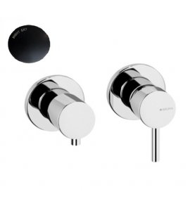 Bruma Lusitano Bateria natryskowa jednouchwytowa podtynkowa, z 2 wyjściami Night sky 1071621NS