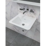 Flaminia Volo Umywalka ścienna 52x46 cm Biały VL52L