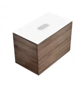 Galassia CORE Szafka wisząca pod umywalkę 80x45 cm Drewno dębowe 2091