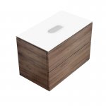 Galassia CORE Szafka wisząca pod umywalkę 80x45 cm Drewno dębowe 2091