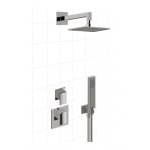 Graff Sade Zestaw natryskowy termostatyczny Serii M z deszczownicą i zestawem prysznicowym Chrom SAD03