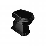   Kerasan Retro Miska WC Stojący 38,5x51 cm Czarny 101004