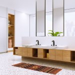 STEINBERG SERIA 280 bateria umywalkowa 3-otworowa nablatowa z korkiem Czarny mat 280.2000.S / 2802000S