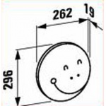 Laufen Florakids Element Lustra 26,2x29,6 cm zielony H 461611 003 472 1