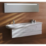 Laufen Il Bagno Alessi One Umywalka ścienna 160x50 cm biała H 814971 400 109 1