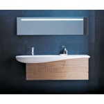 Laufen Il Bagno Alessi One Umywalka ścienna 160x50 cm biała H 814971 400 109 1