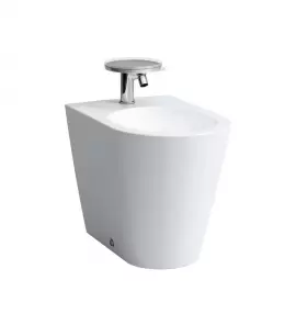 Laufen Kartell Bidet stojący, przyścienny 37x54,5 cm biały H 832331 000 302 1