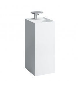 Laufen Kartell Monolityczna umywalka wolnostojąca 90 cm biała H 811331 000 112 1