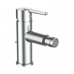 Laufen Lua Bateria bidetowa jednouchwytowa z korkiem automatycznym Chrom H 341081 004 114 1