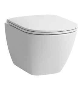 Laufen Lua Miska WC ścienna ADVANCED COMPACTO 36x49 cm RIMLESS biała H 820083 000 000 1