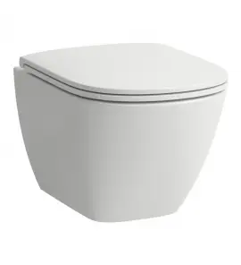 Laufen Lua Miska WC ścienna ADVANCED COMPACTO 36x49 cm RIMLESS biała H 820083 000 000 1