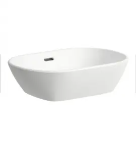 Laufen Lua Umywalka nablatowa owalna 50x35 cm biała H 812083 000 109 1