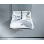 Laufen Pro Liberty Umywalka ścienna 66x55 cm dla osób niepełnosprawnych biała H 810603 000 104 1