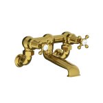 Lefroy Brooks Classic Bateria wannowa 2-otworowa ścienna Polished Brass CH1151PB