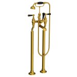 Lefroy Brooks Classic Bateria wannowa wolnostojąca z zestawem prysznicowym Polished Brass BL1144PB