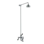 Lefroy Brooks Classic Bateria wannowa termostatyczna 2-otworowa ścienna z deszczownicą Ø 200 mm Chrom WMBL8822CP
