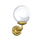 Lefroy Brooks Classic Kinkiet dekoracyjny "Kula" Polished Brass LB4010PB