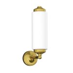 Lefroy Brooks Classic Kinkiet dekoracyjny "Rura" Polished Brass LB4009PB