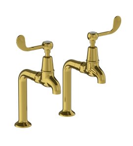 Lefroy Brooks Classic Kran kuchenny - zestaw Polished Brass CL1590PB