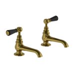 Lefroy Brooks Classic Krany umywalkowe stojące - zestaw Antique Gold BL8030AG