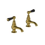 Lefroy Brooks Classic Krany wannowe stojące - zestaw Antique Gold BL8054AG