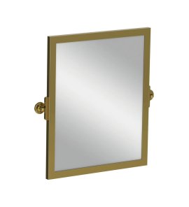 Lefroy Brooks Classic Lustro uchylne z mosiężną ramą Antique Gold LB4509AG