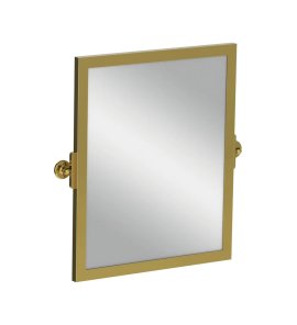 Lefroy Brooks Classic Lustro uchylne z mosiężną ramą Polished Brass LB4509PB