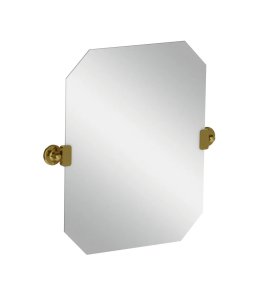 Lefroy Brooks Classic Lustro uchylne ośmiokątne Antique Gold LB4946AG