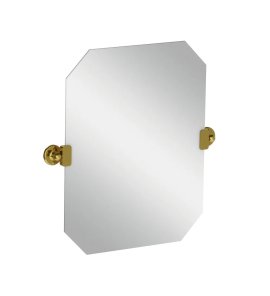 Lefroy Brooks Classic Lustro uchylne ośmiokątne Polished Brass LB4946PB