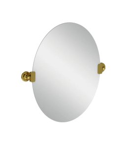 Lefroy Brooks Classic Lustro uchylne okrągłe Polished Brass LB4961PB